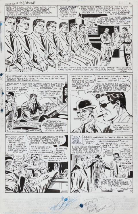 Strange Tales issue 145 page 2 by Jack Kirby, Don Heck, and Mike Esposito.  Source.