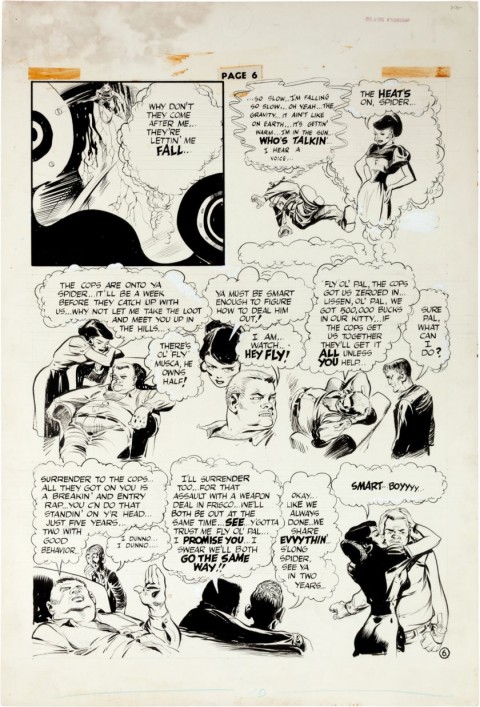 The Spirit Section 8-17-52 page 6 by Will Eisner and Al Wenzel.  Source.