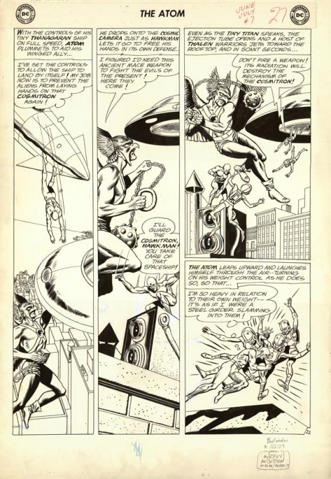 Atom issue 7 page 22 by Gil Kane and Murphy Anderson.  Source.