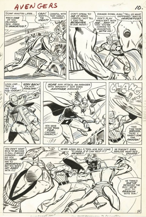 Avengers issue 10 page 8 by Don Heck and Dick Ayers.  Source.