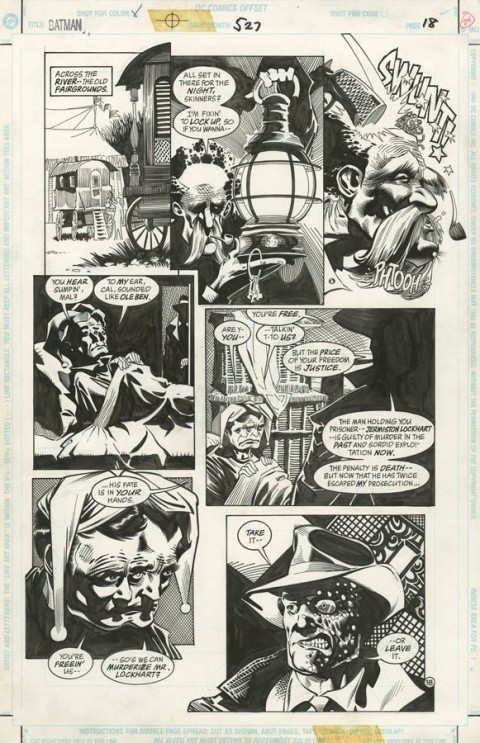 Batman issue 527 page 18 by Kelley Jones and John Beatty.  Source.