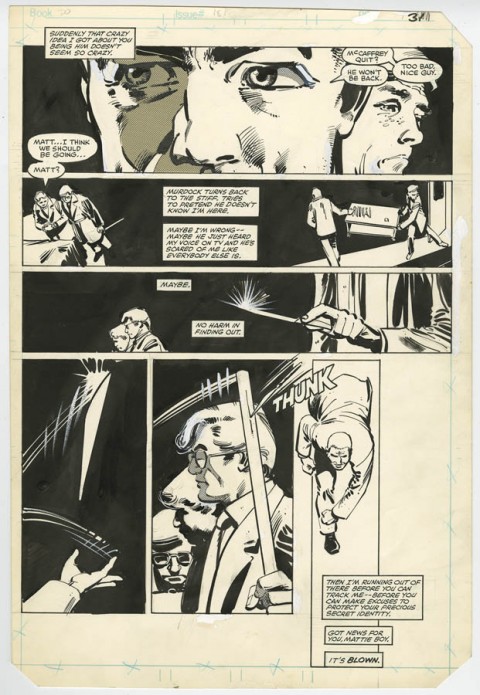 Daredevil issue 181 page 31 by Frank Miller and Klaus Janson.  Source.