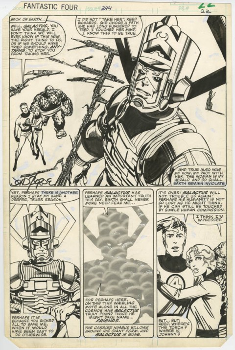 Fantastic Four issue 244 page 22 by John Byrne.  Source.