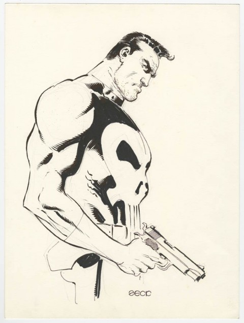 Punisher by Mike Zeck.  Source.