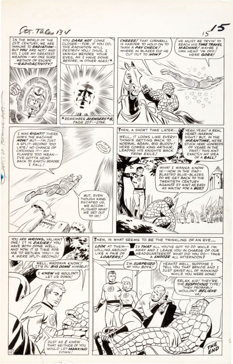 Strange Tales issue 134 page 12 by Bob Powell and Wally Wood.  Source.