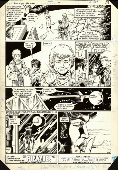 Tales Of The Teen Titans issue 44 page 25 by George Perez, Dick Giordano and Mike DeCarlo.  Source.