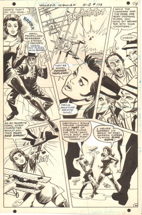 Wonder Woman issue 179 page 20 by Mike Sekowsky and Dick Giordano.  Source.