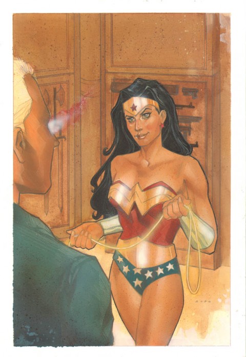 Wonder Woman issue 199 cover by Phil Noto.  Source.
