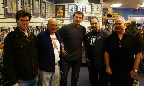 The gang, Jim Finlay, Me, Walt Durajlija, Tony Adrews, and Stephen LIpson