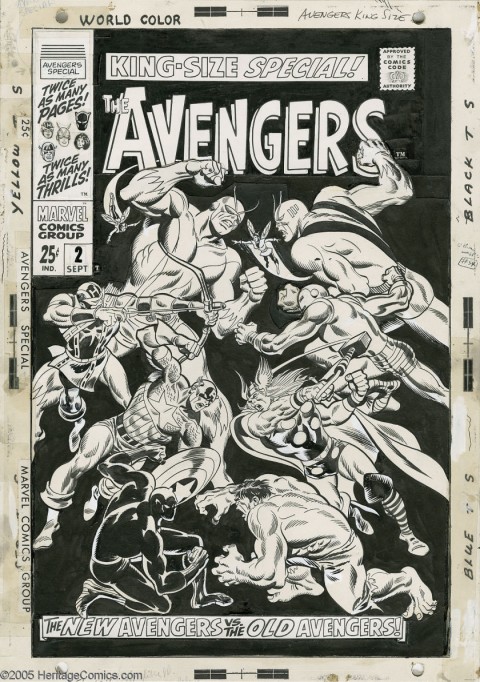 Avengers Annual 2 by John Buscema