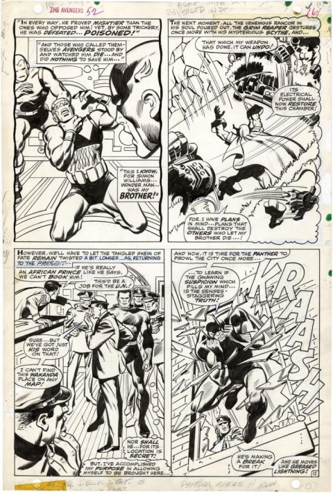 Avengers issue 52 page 12 by John Buscema and Vince Colletta