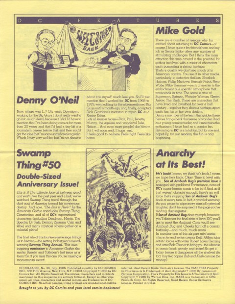 DC Releases July '86 Page 4