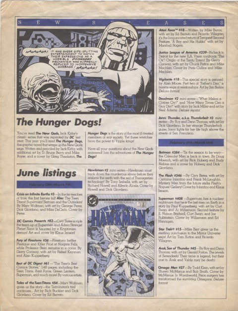 DC Releases June '85 Page 2