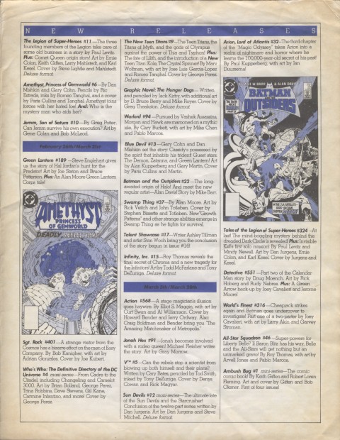 DC Releases June '85 Page 3