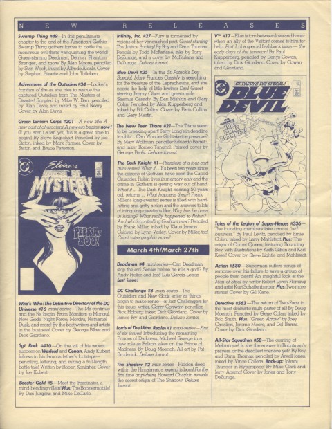 DC Releases June '86 Page 3