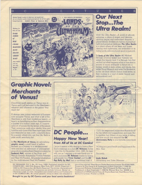 DC Releases June '86 Page 4