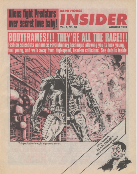 Dark Horse Insider August 1990 page 1