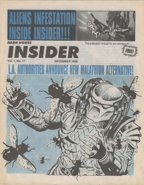 Dark Horse Insider December 1990 page 1