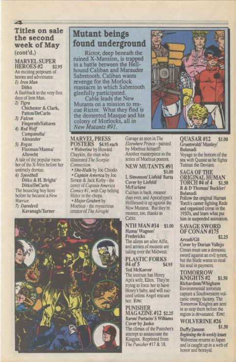 Marvel Requirer 3 May 1990 Page 4