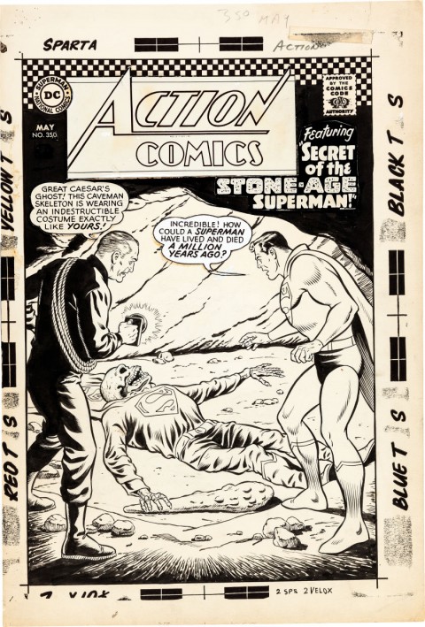 Action Comics issue 350 cover by Curt Swan and George Klein.  Source.