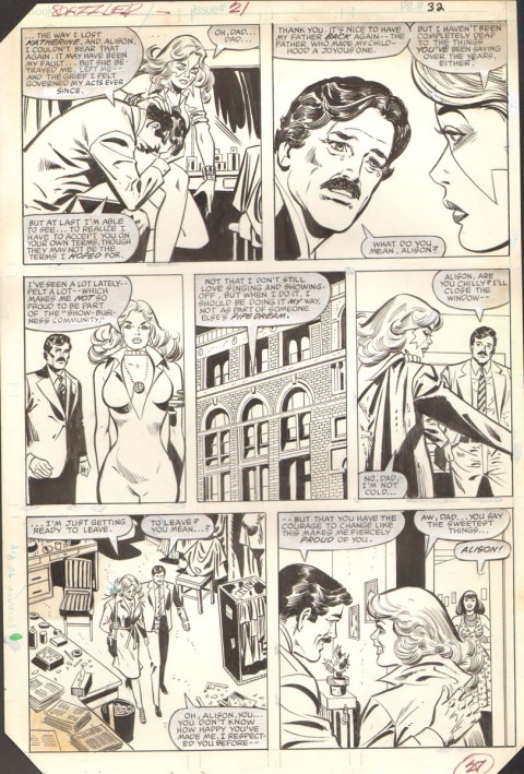 Dazzler issue 21 page 32 by Frank Springer and Vince Colletta.  Source.