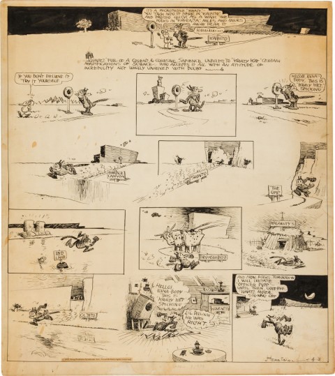 Krazy Kat Sunday 4-3-32 by George Herriman.  Source.