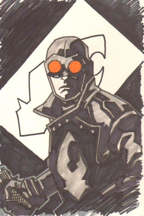 Lobster Johnson by Jason Baroody.  Source.