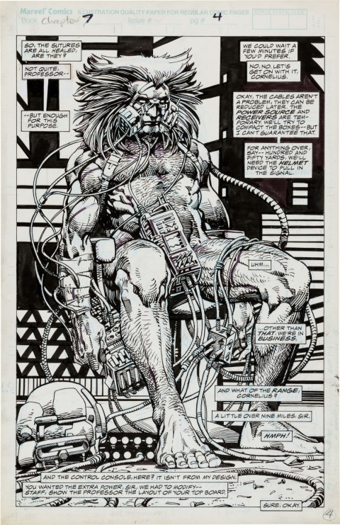 Marvel Comics Presents 78 page 4 by Barry Windsor-Smith.  Source.