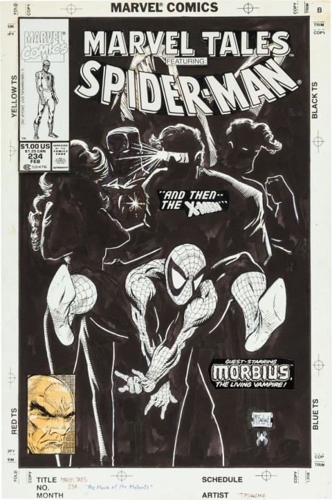 Marvel Tales issue 234 cover by Todd McFarlane.  Source.