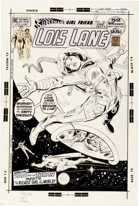 Superman's Girl Friend, Lois Lane issue 123 cover by Bob Oksner.  Source.