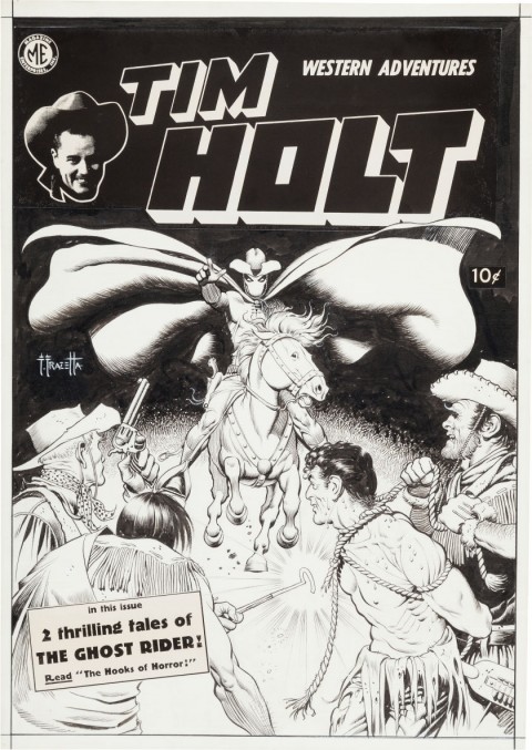 Tim Holt issue 17 cover by Frank Frazetta.  Source.