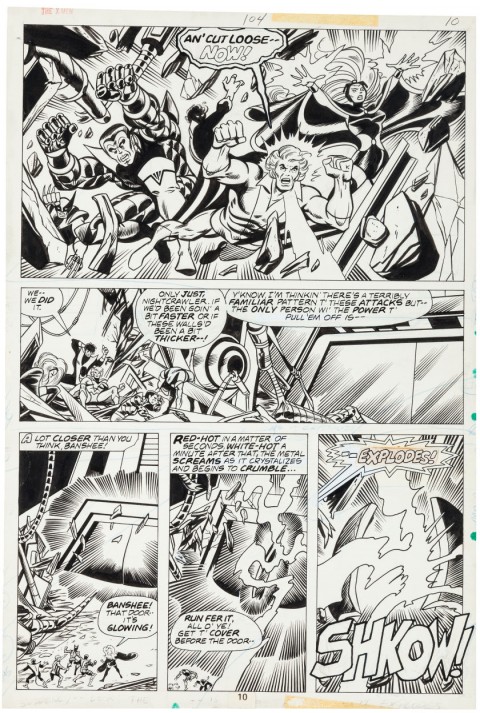 X-Men issue 104 page 10 by Dave Cockrum and Sam Grainger.  Source.