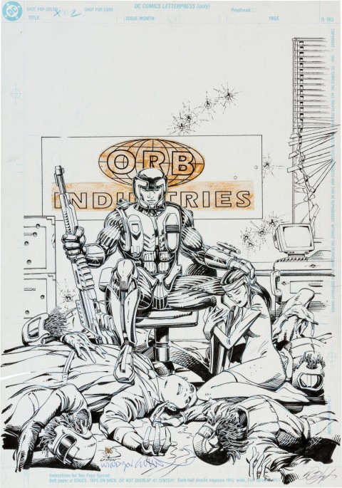 X-O Manowar issue 2 cover by Barry Smith and Bob Layton.  Source.