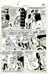 Avengers Issue 26 Page 12, the prize of my collection.
