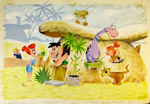 FLINTSTONES MEL CRAWFORD ORIGINAL ART