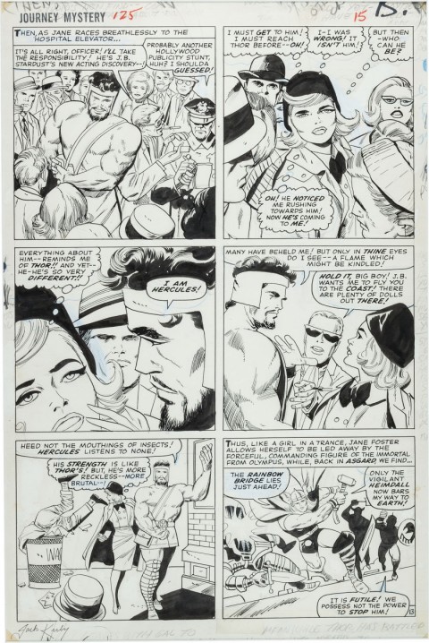 Journey Into Mystery 125 page 13 by Jack Kirby and Vince Colletta.  Source.