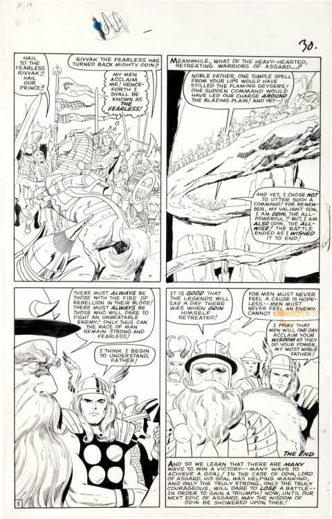 Journey Into Mystery issue 110 page 5 by Jack Kirby and Vince Colletta.  Source.