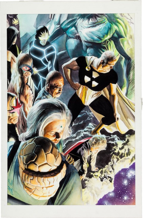 Paradise X issue 11 cover by Alex Ross.  Source.