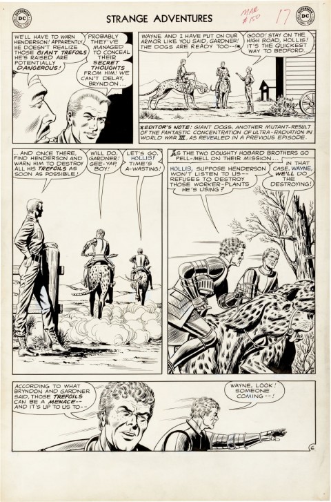 Strange Adventures issue 150 page 6 by Murphy Anderson.  Source.