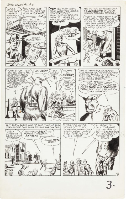 Strange Tales issue 93 page 3 by Jack Kirby and Dick Ayers.  Source.