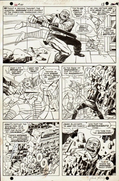 Thor issue 150 page 10 by Jack Kirby and Vince Colletta