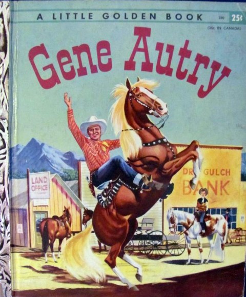 Gene Autry Golden Book cover