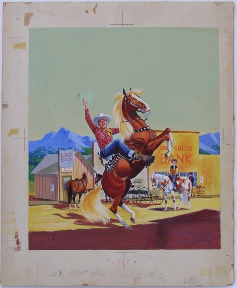 Crawford's original Gene Autry Golden Book cove art