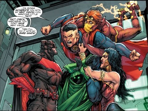 A perfect example of the “unconventional” relationship shared between the New Old Justice League.