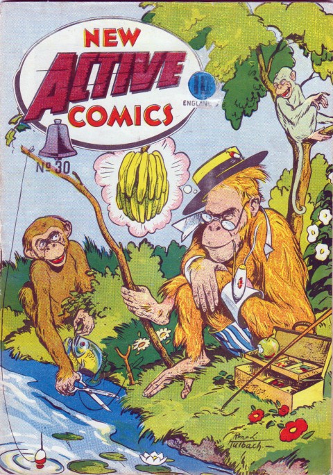 New Active Comics No. 30 with a ghreat Rene Kulbach cover.