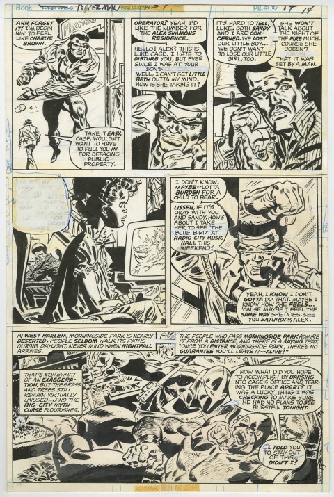 Power Man issue 34 page 14 by Frank Robbins and Frank Springer