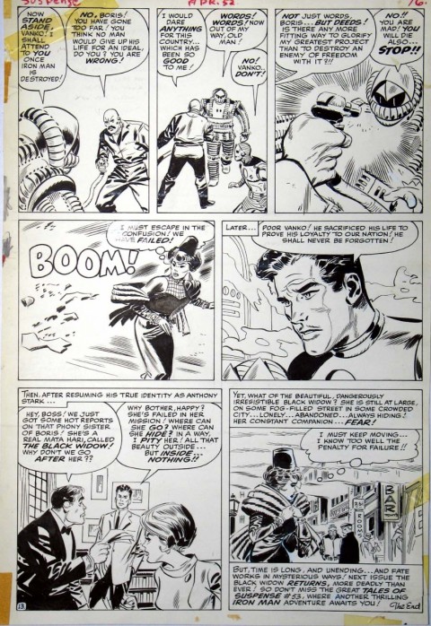 Tales Of Suspense issue 52 page 16 by Don Heck.  Source.