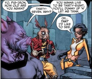 Captain K’Rot – The rabbit version of Rocket Raccoon.