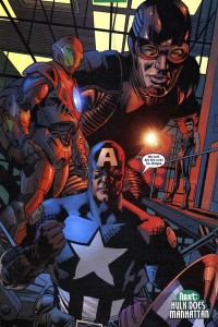 Cap employs the age old Avengers strategy: hit it until it drops.