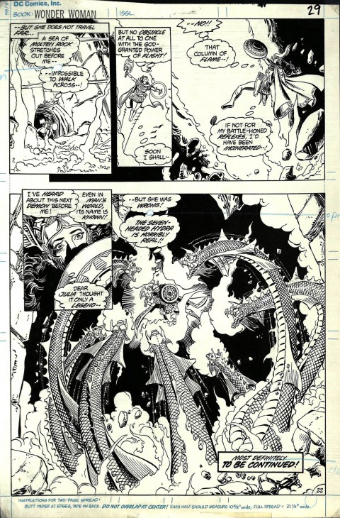 Wonder Woman issue 10 page 22 by George Perez and Bruce Patterson